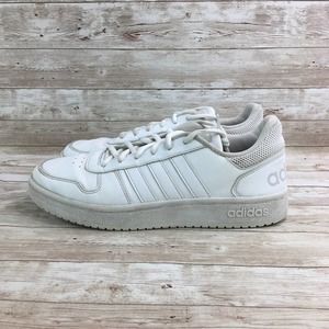 Adidas Hoops 2.0 Womens 7.5 White Sneaker